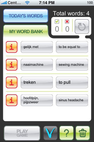 MyWords - Learn Dutch Vocabulary screenshot 3