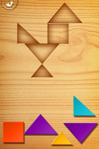 My First Tangrams - A Wood Tangram Puzzle Game for Kids - Lite version screenshot 2