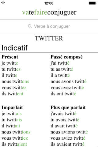 French Conjugation. screenshot 3