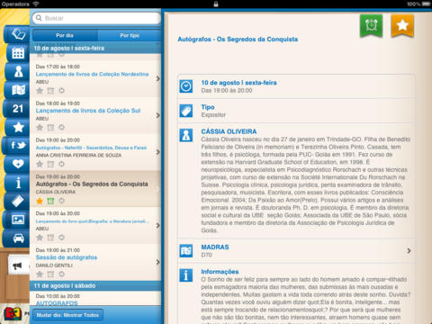 Bienal do Livro de São Paulo para iPad screenshot 2