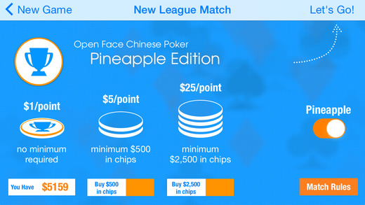 【免費遊戲App】Chinese Open Face Poker Pineapple Edition-APP點子