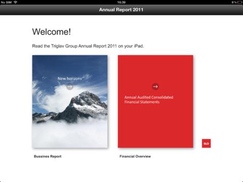 Annual Report 2011 screenshot 2