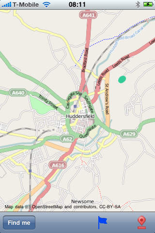 Huddersfield Street Map