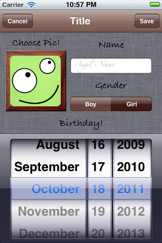 Baby Book App screenshot 3