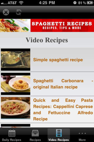 Spaghetti Recipes! screenshot 3