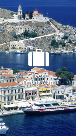 Offline Map Greece Golden Forge