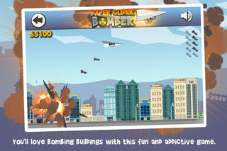 Screenshots of Paper Glider Bomber for iPhone