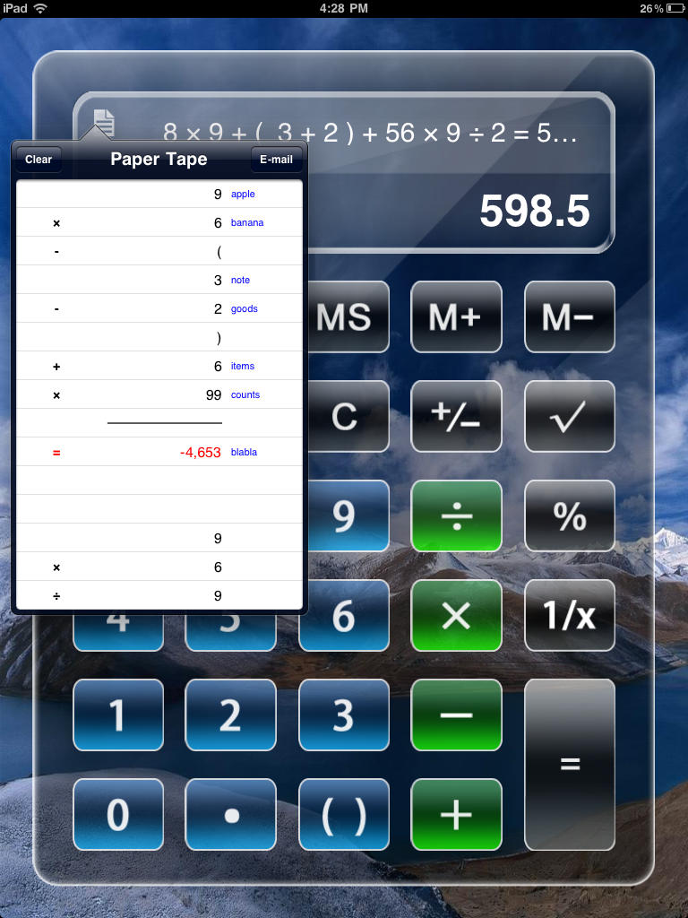 App Shopper Calculator X Advanced Scientific Calculator with Formula Display & Notable Tape