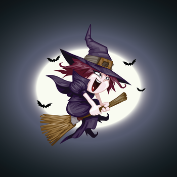 Broomstick Witch Adventure Game LOGO-APP點子