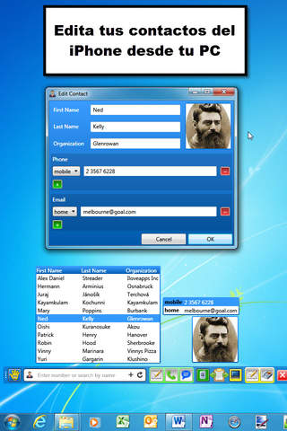 SMS PC HappyFingers : iPhone on your desktop screenshot 2