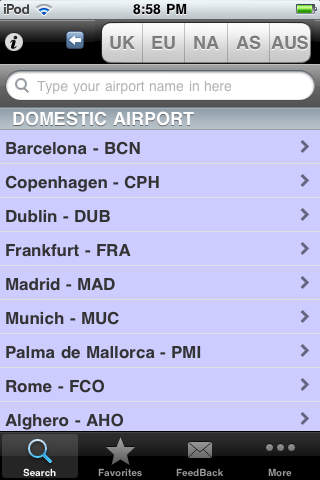 Airport Monitor for UK and EU screenshot 2