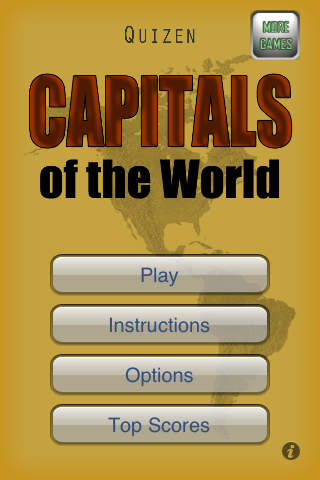 Capitals of the World · Quizen screenshot 2