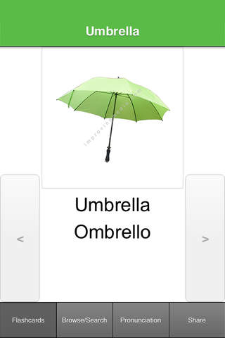 Italian Flashcards with Pictures screenshot 3