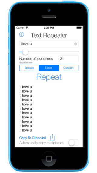 Text-Repeater