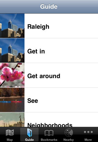 Raleigh Offline Map & Guide screenshot 2