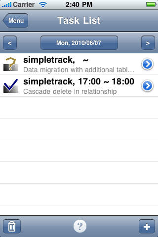 Simple Track screenshot 3