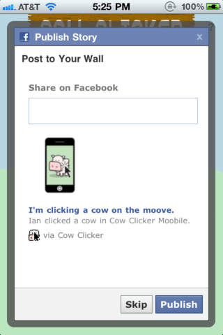 Cow Clicker screenshot 2