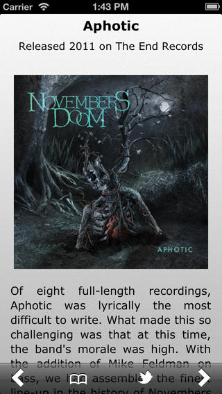 【免費音樂App】Novembers Doom : The Wayfaring Chronicles-APP點子