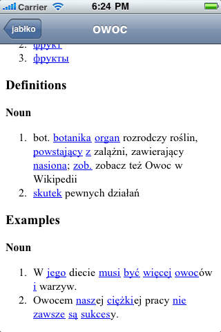 Polish-Russian Translate Dictionary screenshot 4