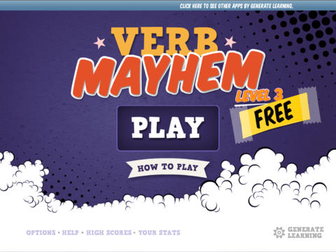 Verb Mayhem HD Level 3 FREE