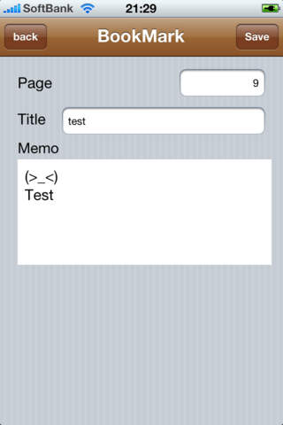 Captura de pantalla del iPhone 3
