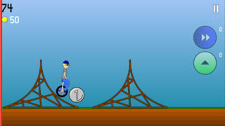 Screenshots of Super Unicycle for iPhone