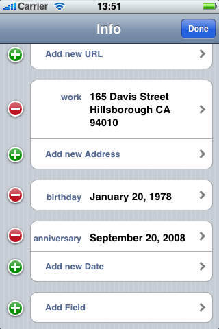 Captura de pantalla del iPhone 4