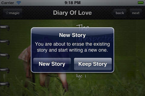 Diary Of Love screenshot 3