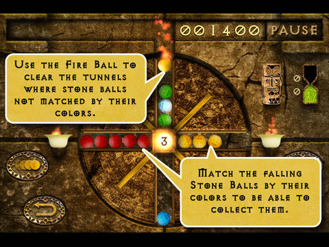 Aztec Magic Ball HD - The Puzzle Adventure for iPad screenshot 2