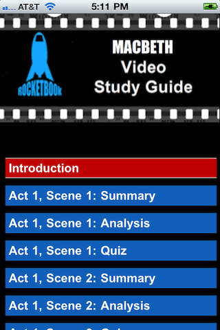 Macbeth Video Study Guide screenshot 2
