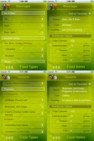 carbsNcals ~ A Perfect Nutrition Directory screenshot 4