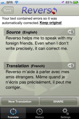 Reverso Translator screenshot 2