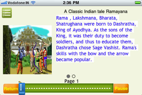 A Classic Indian Tale Ramayana With Voice Recording by Tidels screenshot 2