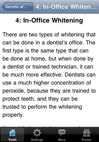 Secrets of Whiter Teeth screenshot 4