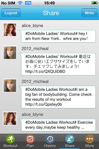 Ladies' Home Workout screenshot 4