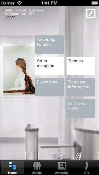 Deutsche Bank Art works London Edition for iPhone