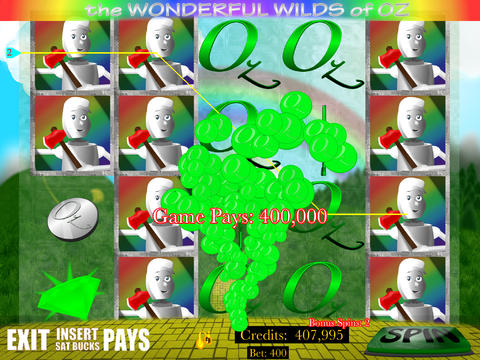 The Wonderful Wilds of Oz Slot Machine screenshot 2