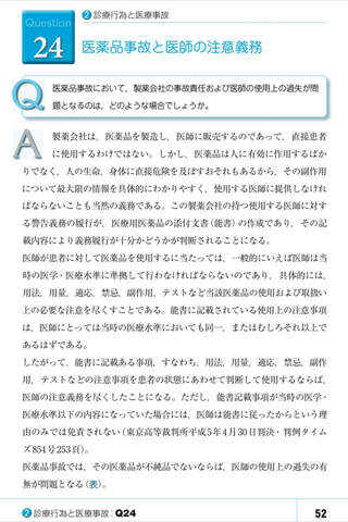 事例別医事法Q&A screenshot 2