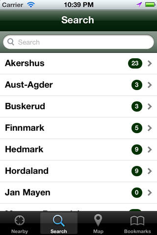 Golf Finder Norway screenshot 2