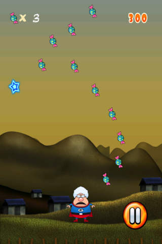 Super Grandma - Jet Pack to Collet candy to Spoil the Grand Babies screenshot 2