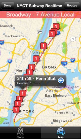 【免費交通運輸App】NYCT Subway - Never miss your transport-APP點子