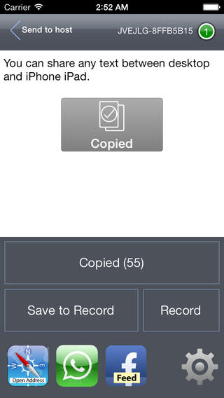 Air Clip for IOS connect clipboard with desktop