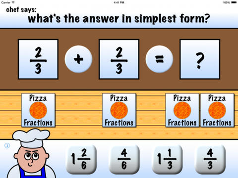 Pizza Fractions 4 screenshot 2