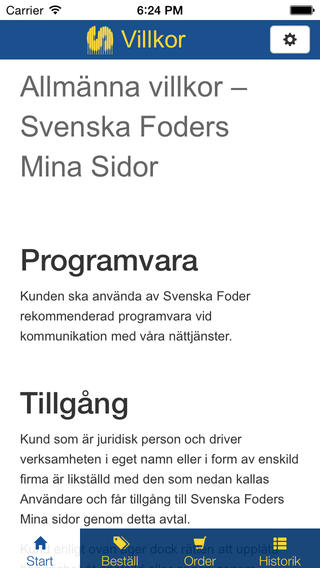 【免費財經App】Svenska Foder Order-APP點子