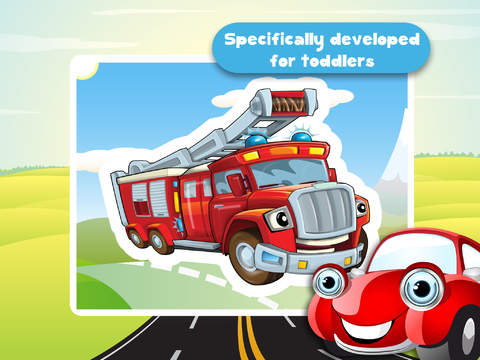 【免費遊戲App】Free Kids Puzzle Teach me Tracing & Counting with Cars: Learn which wheels you need to race, what the cars look like and what sounds the cars make-APP點子