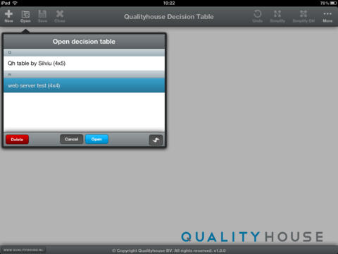 免費下載商業APP|Qualityhouse Decision Table Tool app開箱文|APP開箱王