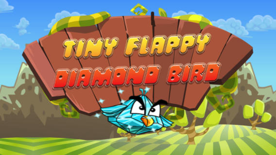 Tiny Flappy Diamond Bird - Frozen Flying Fish Adventure