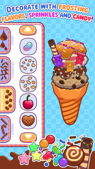 【免費遊戲App】My Ice Cream Maker - Create, Decorate and Eat Sweet Frozen Desserts-APP點子