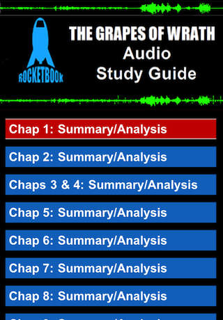 【免費教育App】Audio-Grapes of Wrath Study Guide-APP點子