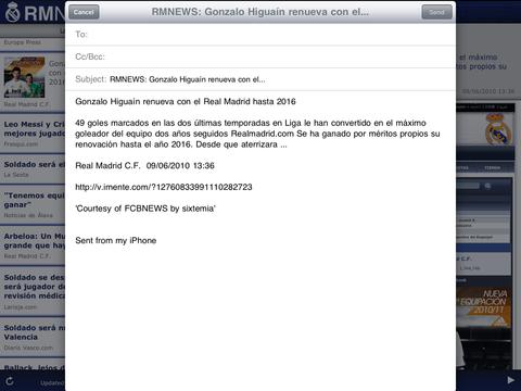 Captura de pantalla del iPad 4